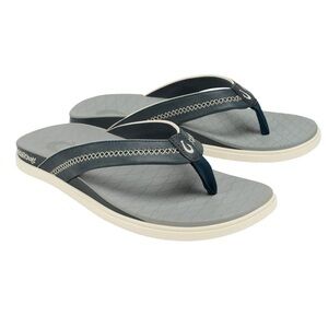 OLUKAI • Shoreline Stormy Blue/Pale Grey Sandals